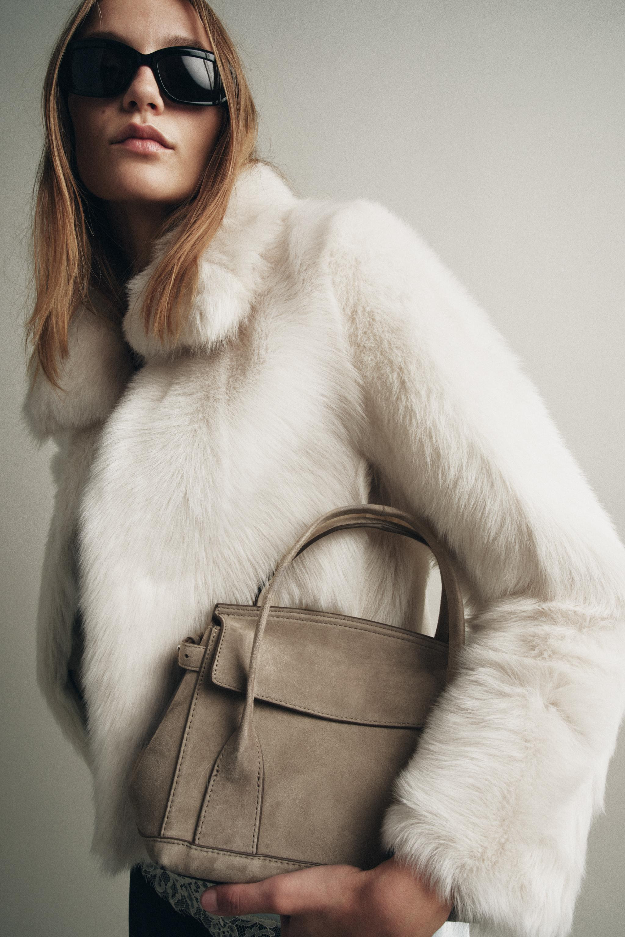 MINI LEATHER CITY BAG | Zara US