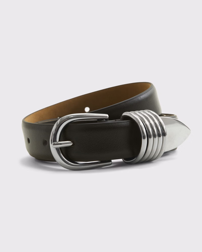 Women's Essential Rounded Suede Belt | Women's Accessories | Abercrombie.com | Abercrombie & Fitch (US)