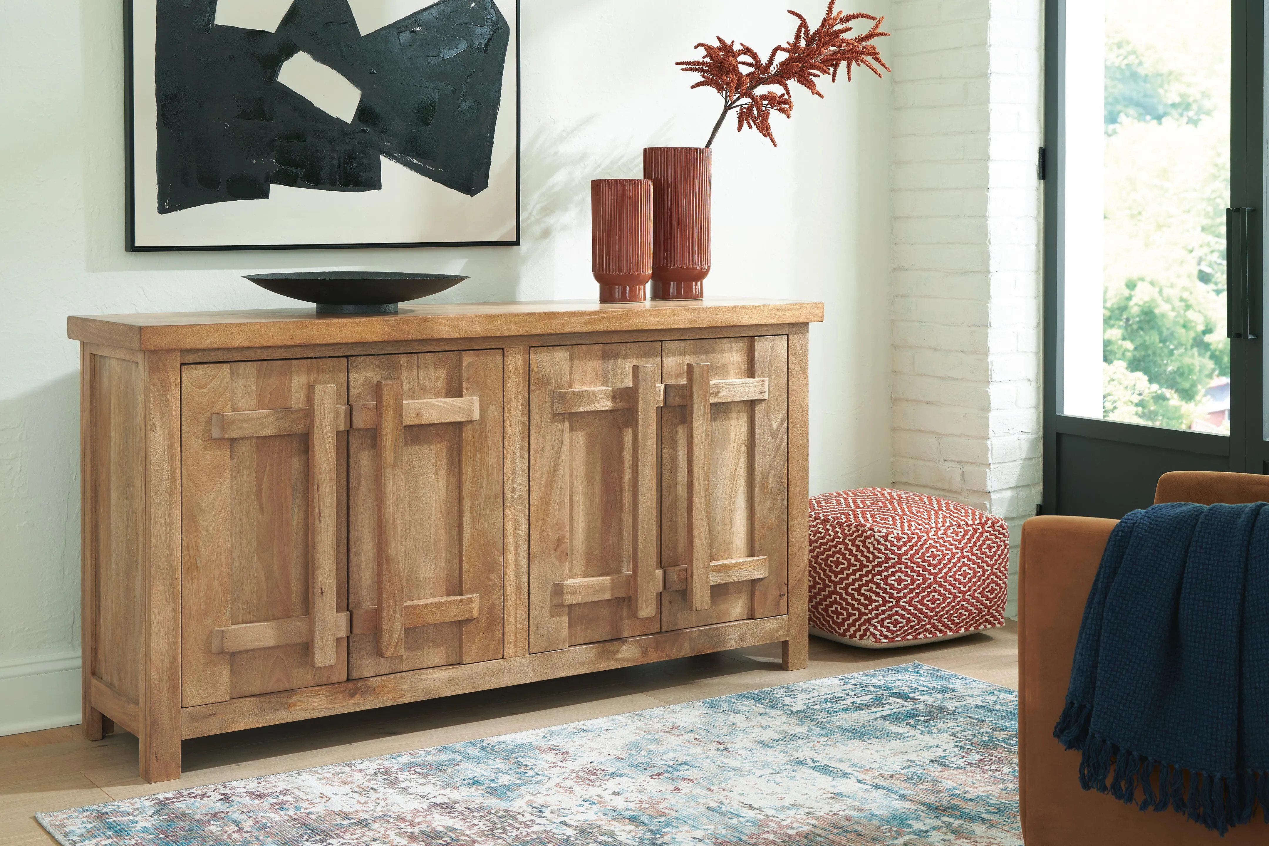 Dresor Accent Cabinet, Natural | Ashley