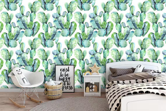 Removable Peel 'n Stick Wallpaper Self-adhesive Accent | Etsy | Etsy (US)