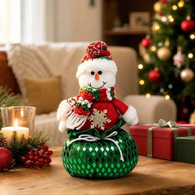 Christmas Tabletop Ornaments Santa Snowman Reindeer Figurine Decorations for Decor Christmas Decor Gifts | Wayfair North America