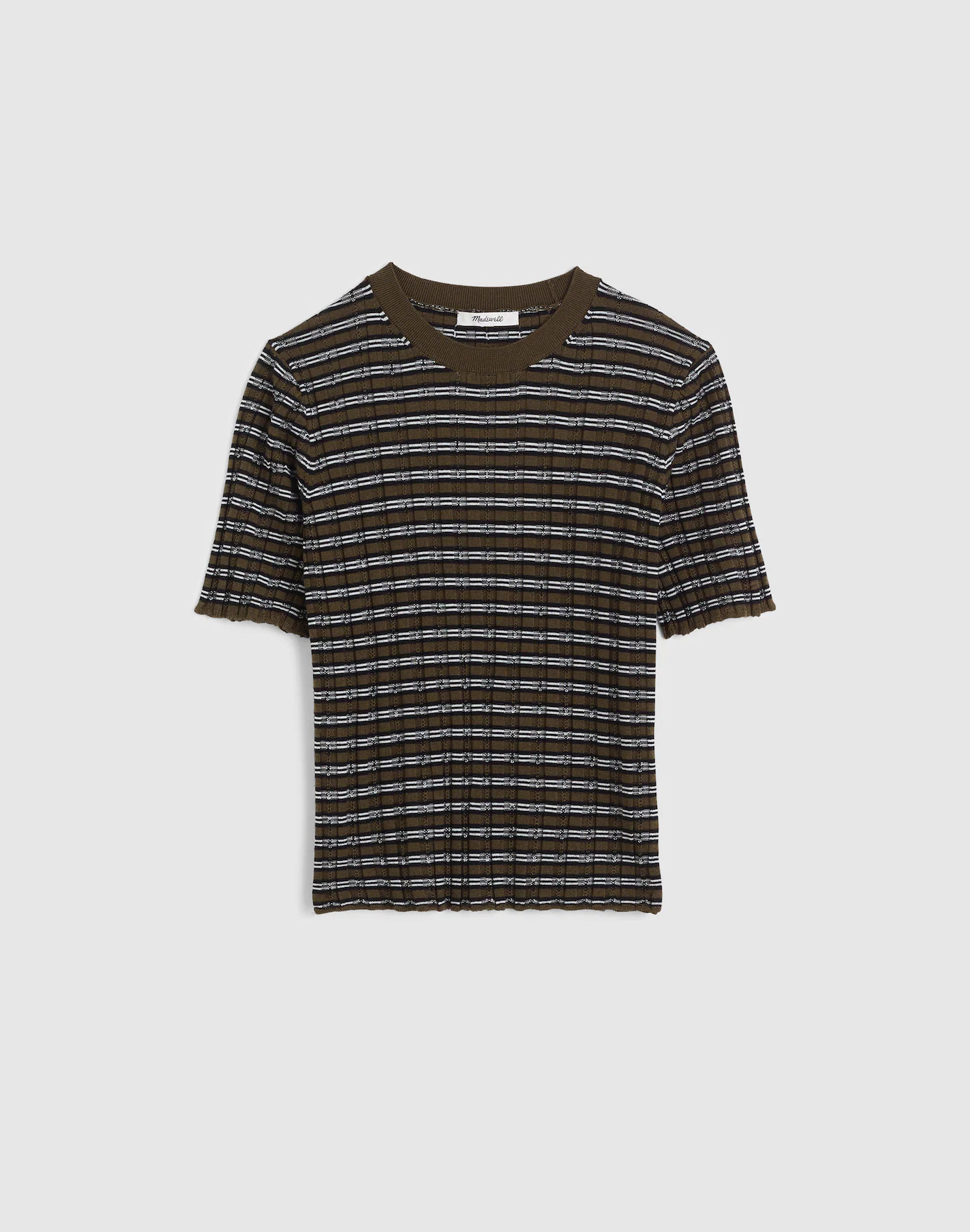 Crewneck Sweater Tee in Merino Wool-Silk Blend | Madewell