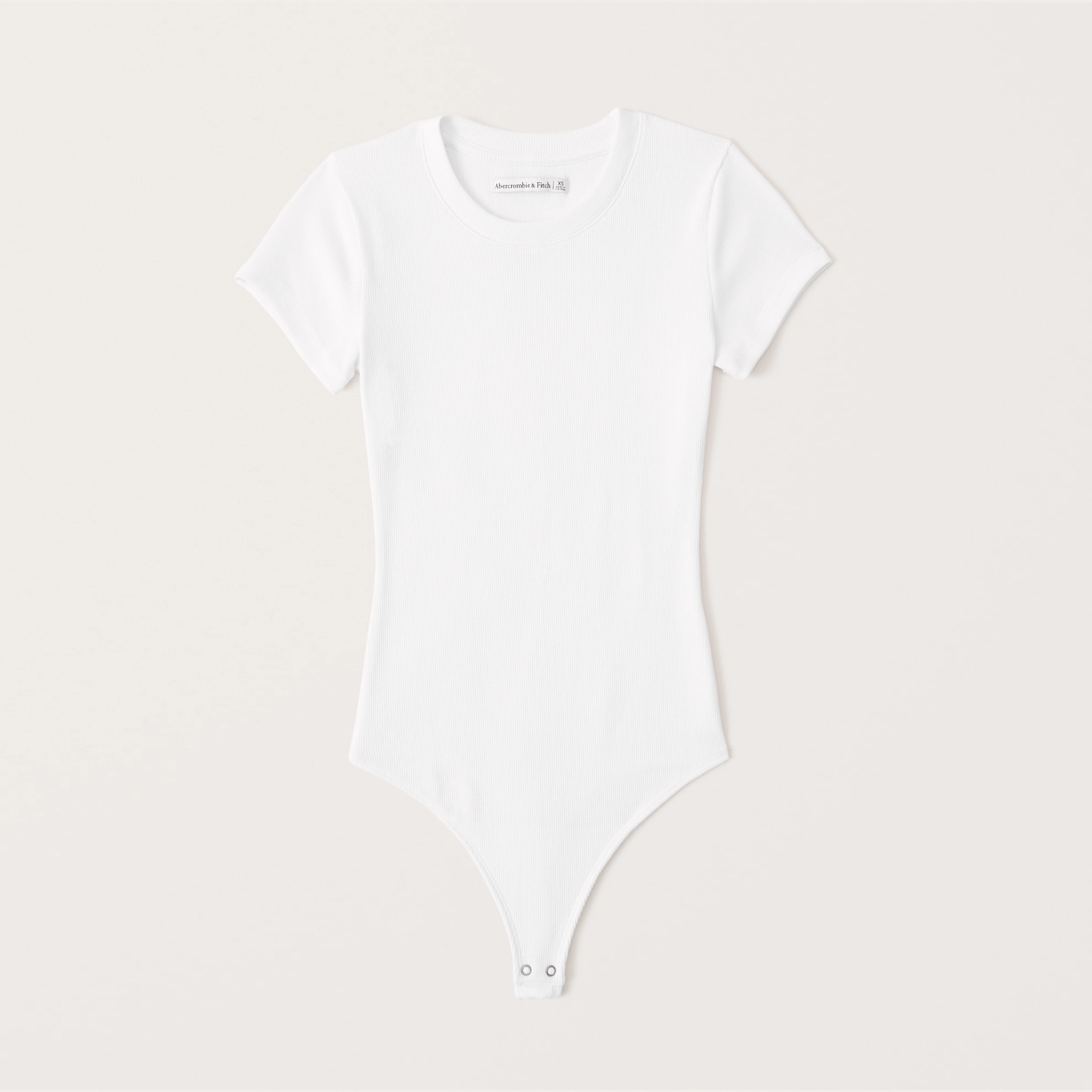 Short-Sleeve Crew Neck Bodysuit | Abercrombie & Fitch (US)