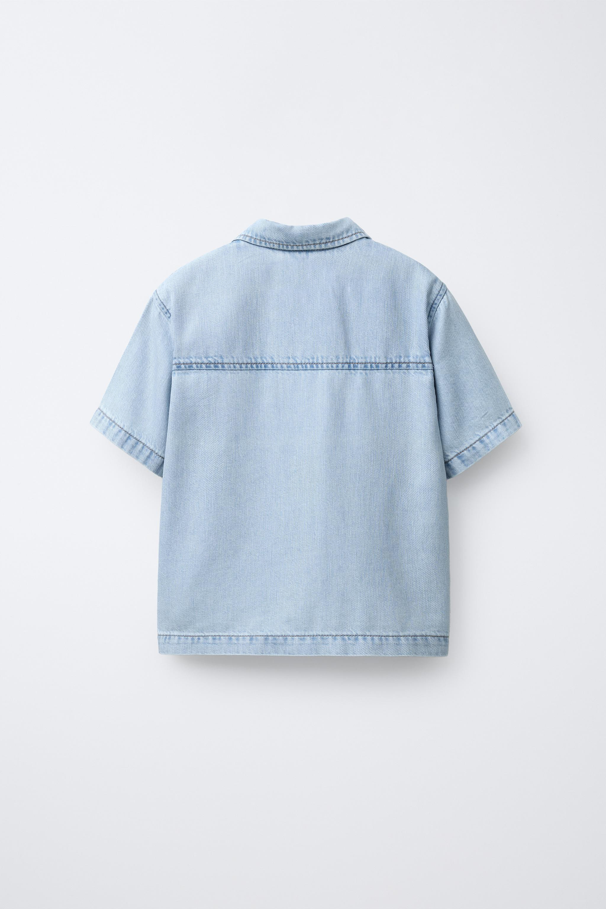 FLUID DENIM SHIRT | Zara US