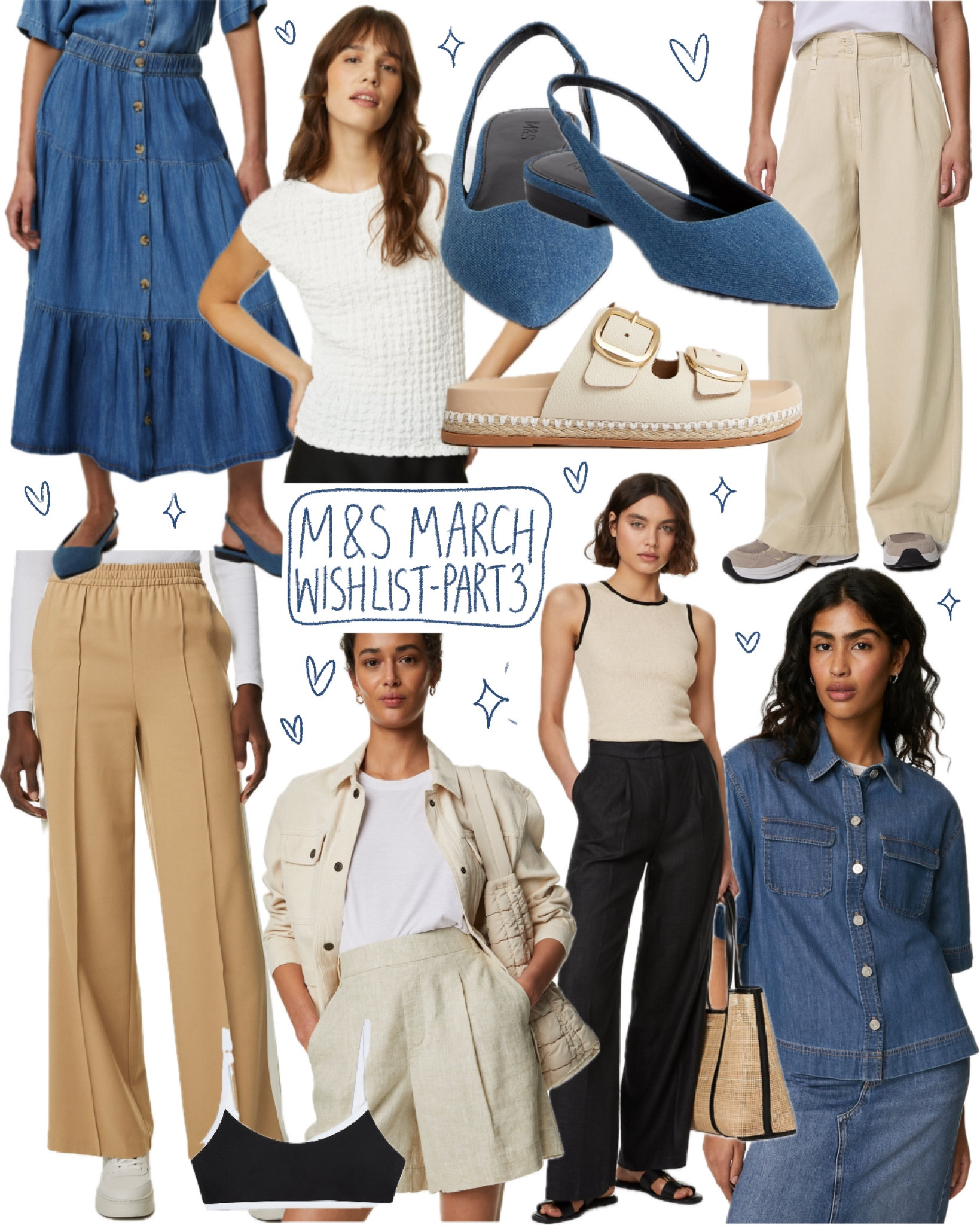 M&S March Wishlist Part 3!
Some gorgeous denim and linen pieces for coming into spring and summer 💙

#LTKSpringSale #LTKshoecrush #LTKstyletip