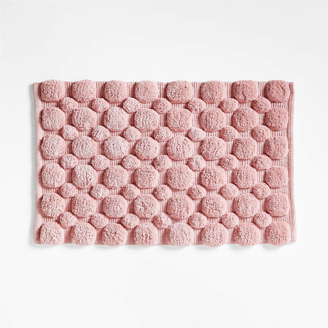 Kupla Pink 100% Organic Cotton Bath Rug + Reviews | Crate & Kids | Crate & Barrel