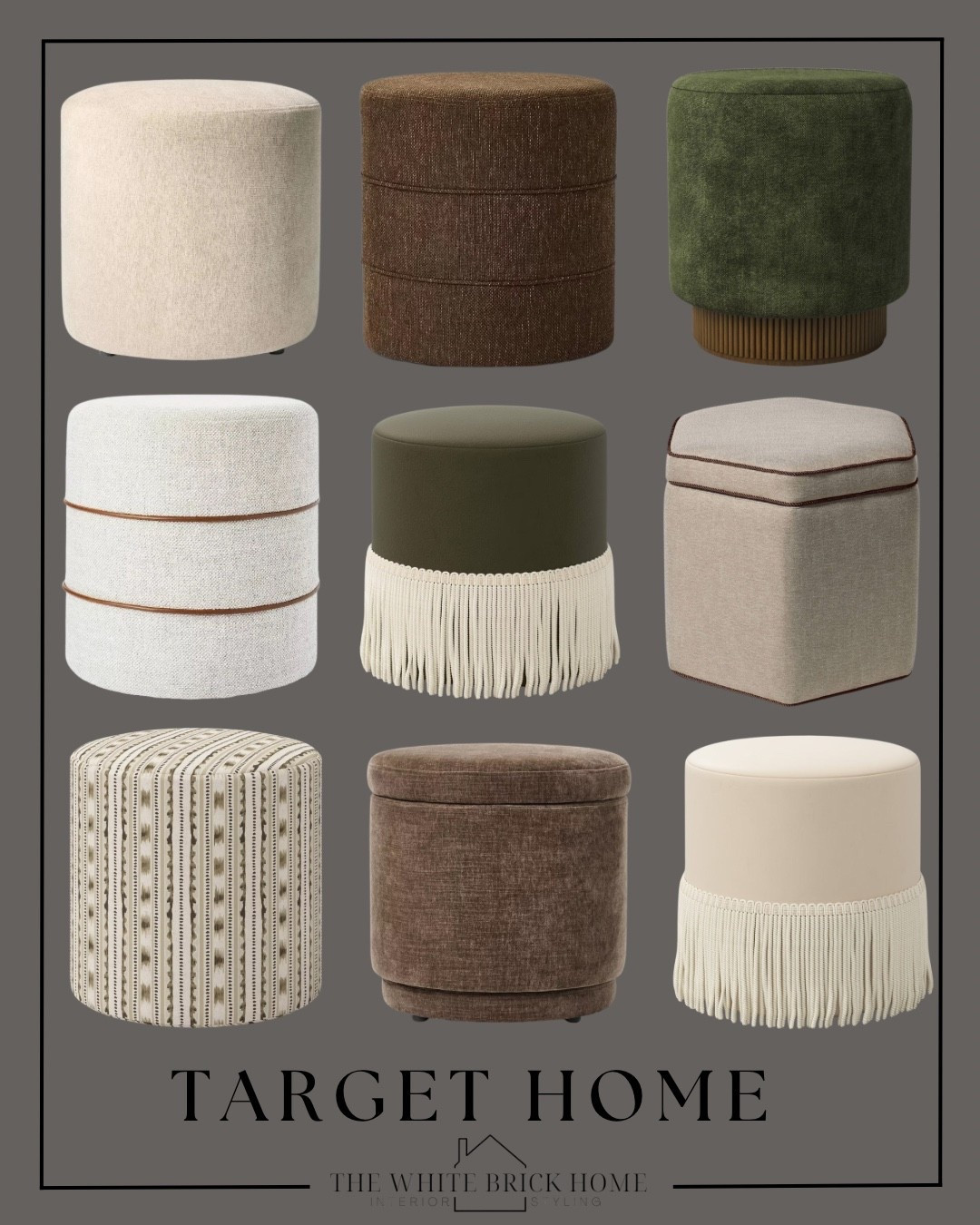 Affordable ottoman finds from Target that have great reviews and ship for free! 

Ottoman, Target, Target home, Target home decor, home decor finds, ottoman round, living room, living room decor, living room ideas, living room ottoman, foot stool, home decor, home design, ottoman affordable, affordable home decor, living room design, furniture, affordable home, affordable home design, target furniture, target living room

#LTKHome #LTKSaleAlert #LTKSeasonal