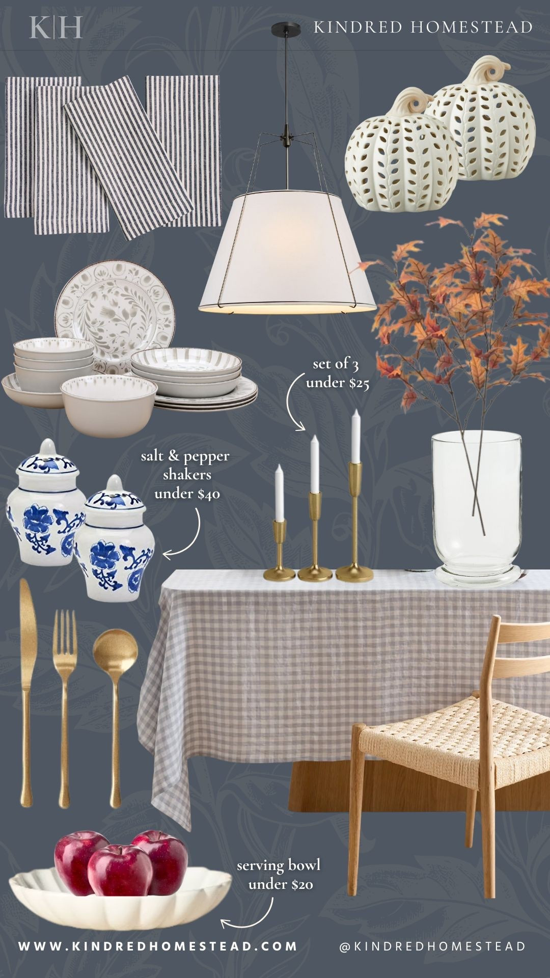 A beautifully layered tablescape never goes out of style 🤍 Mixing vintage-inspired pieces with timeless textures — like mismatched plates, brass accents, and linen napkins — instantly creates that cozy, collected look. Perfect for fall dinners or festive gatherings. 🍂✨

Shop the layered vintage-inspired finds linked in my LTK to recreate the look at home.

#tablescapeinspo #vintagetabledecor #falltablesetting #holidayhosting #ltkhome #ltkdecor #vintageinspiredhome

#LTKHome #LTKSeasonal