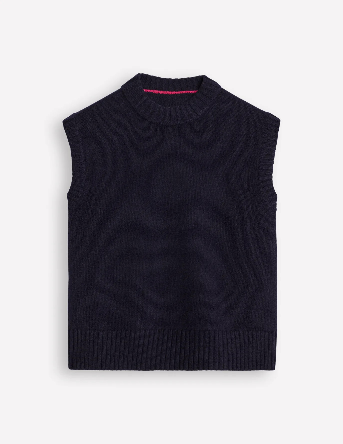 Chunky Cashmere Crew Neck Tank | Boden (US)