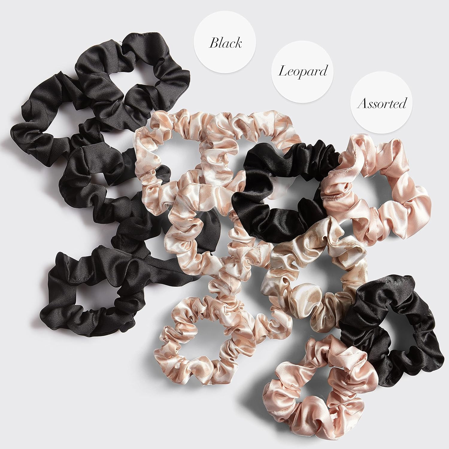Kitsch Satin Hair Scrunchies for Women - Softer Than Silk Scrunchies for Hair | Satin Scrunchies ... | Amazon (US)