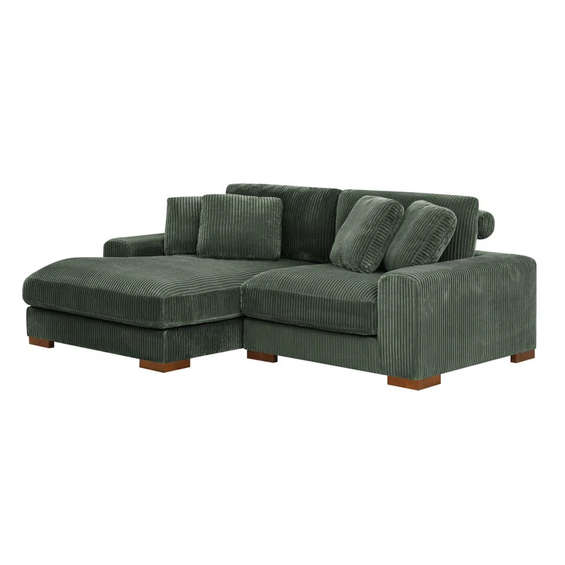 Gwendoly 89.5" Wide Left Hand Facing Sofa and Chaise | Wayfair North America