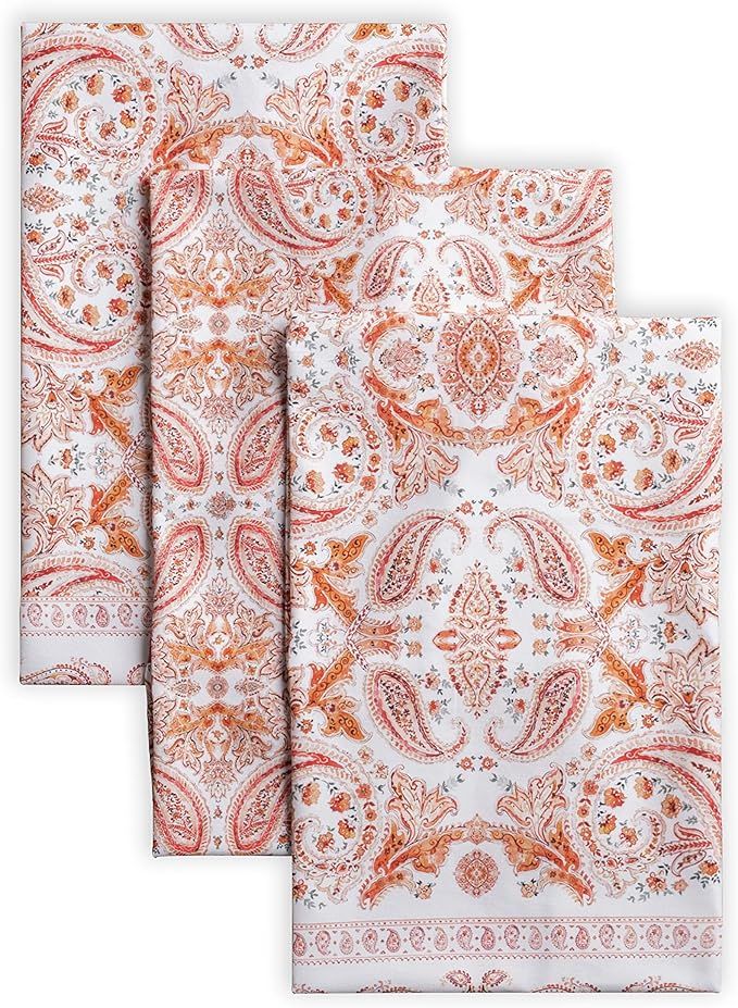 Maison d' Hermine Orient 100% Cotton Set of 3 Multi-Purpose Kitchen Towel Soft Absorbent Dish Tow... | Amazon (US)