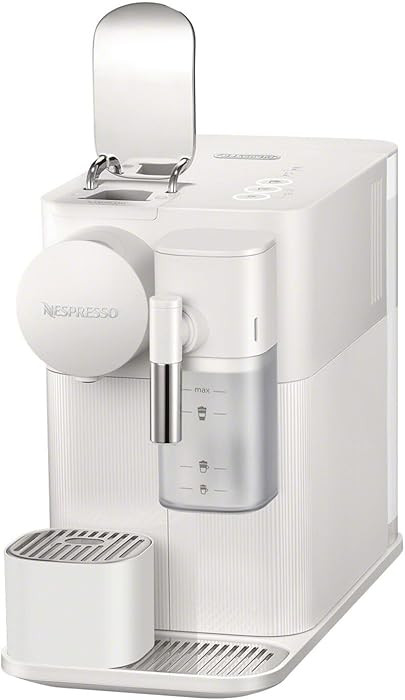 Nespresso Lattissima One Original Espresso Machine with Milk Frother by De'Longhi, Silky White | Amazon (US)