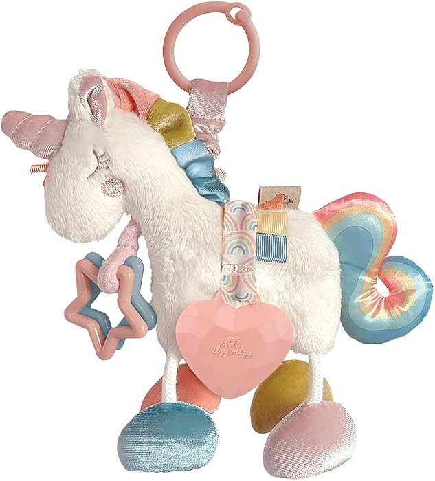 Itzy Ritzy Link & Love Toy for Stroller or Car Seat \u2013 Features Textured Ribbons, Crinkle Sou... | Amazon (US)