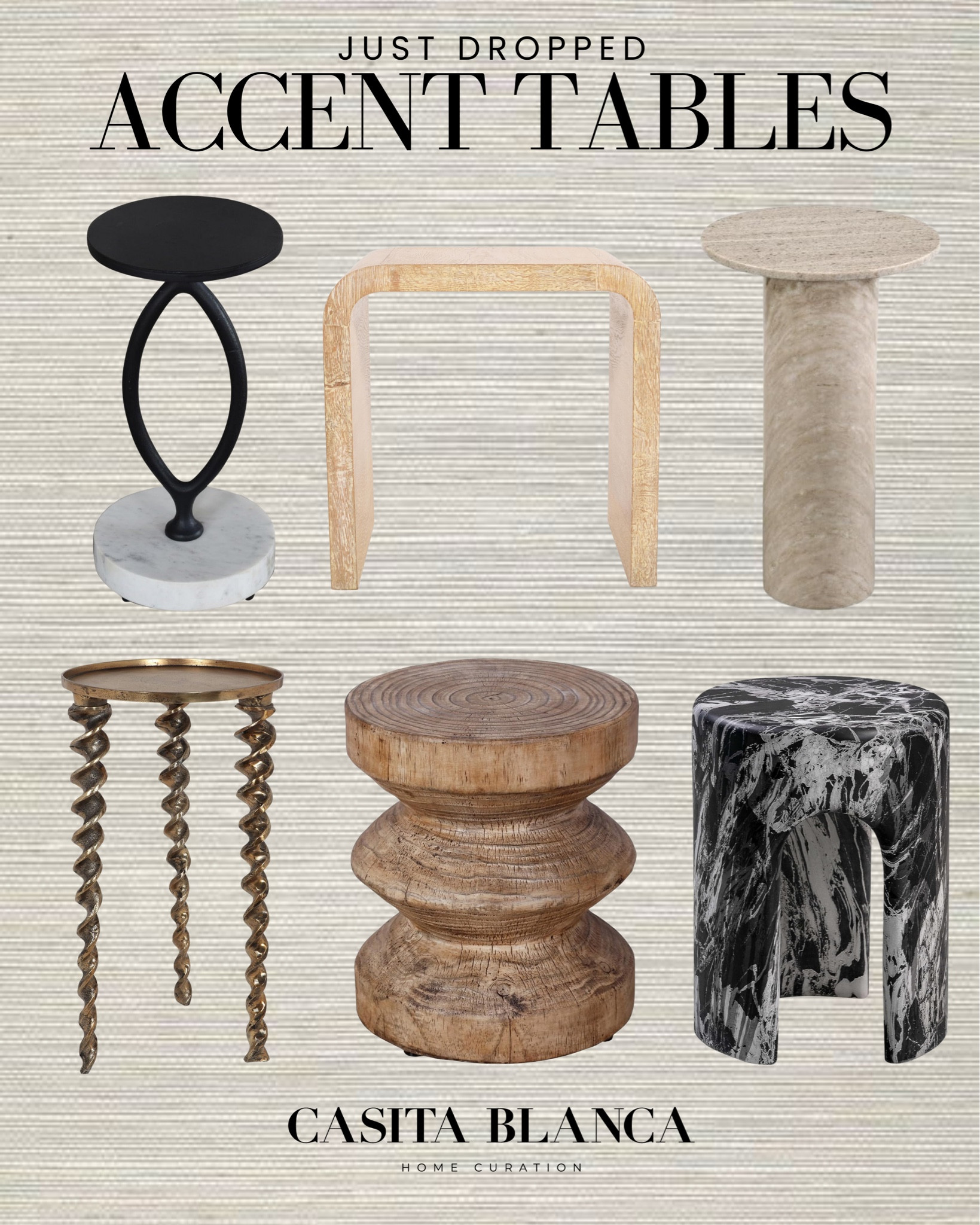 Just dropped accent tables

Amazon, Rug, Home, Console, Amazon Home, Amazon Find, Look for Less, Living Room, Bedroom, Dining, Kitchen, Modern, Restoration Hardware, Arhaus, Pottery Barn, Target, Style, Home Decor, Summer, Fall, New Arrivals, CB2, Anthropologie, Urban Outfitters, Inspo, Inspired, West Elm, Console, Coffee Table, Chair, Pendant, Light, Light fixture, Chandelier, Outdoor, Patio, Porch, Designer, Lookalike, Art, Rattan, Cane, Woven, Mirror, Luxury, Faux Plant, Tree, Frame, Nightstand, Throw, Shelving, Cabinet, End, Ottoman, Table, Moss, Bowl, Candle, Curtains, Drapes, Window, King, Queen, Dining Table, Barstools, Counter Stools, Charcuterie Board, Serving, Rustic, Bedding, Hosting, Vanity, Powder Bath, Lamp, Set, Bench, Ottoman, Faucet, Sofa, Sectional, Crate and Barrel, Neutral, Monochrome, Abstract, Print, Marble, Burl, Oak, Brass, Linen, Upholstered, Slipcover, Olive, Sale, Fluted, Velvet, Credenza, Sideboard, Buffet, Budget Friendly, Affordable, Texture, Vase, Boucle, Stool, Office, Canopy, Frame, Minimalist, MCM, Bedding, Duvet, Looks for Less

#LTKSeasonal #LTKstyletip #LTKhome