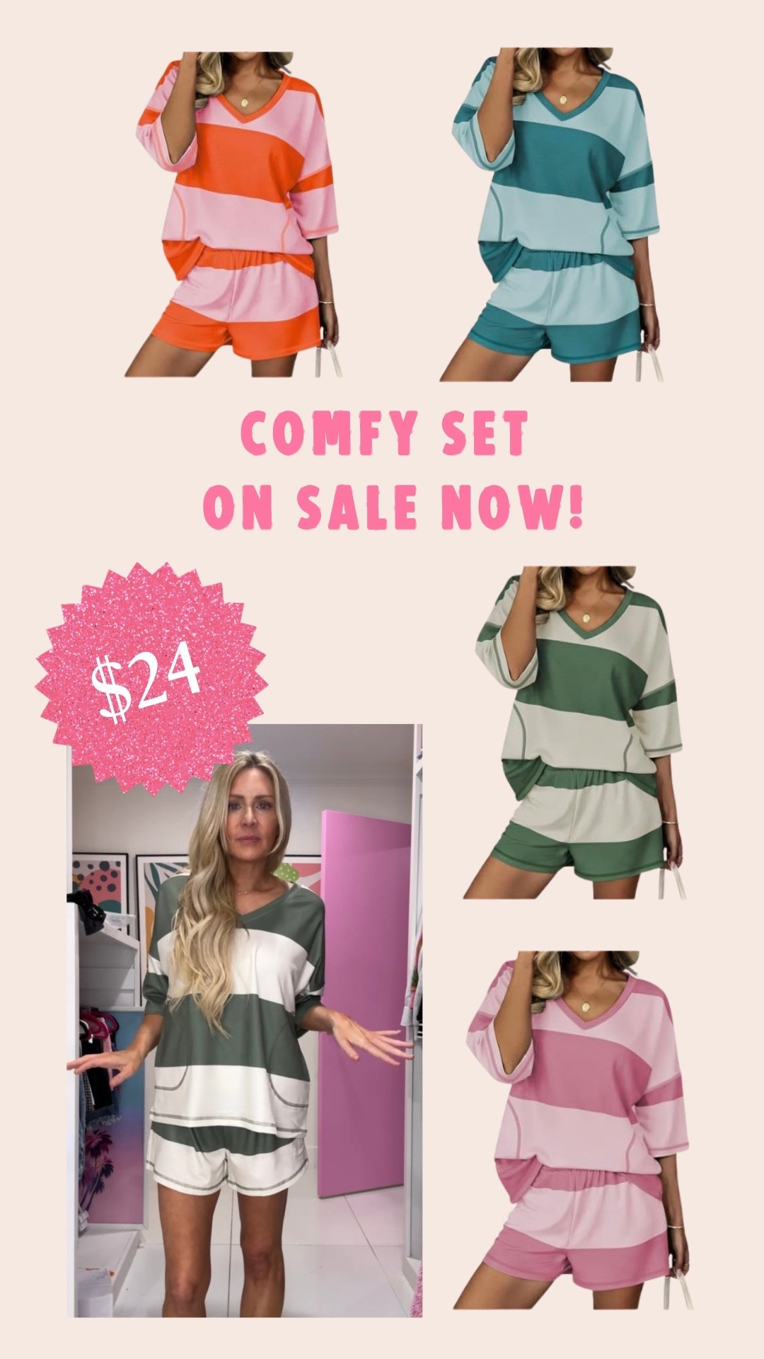 Love this set! It’s oversized and so cute! 

#LTKOver40 #LTKSaleAlert