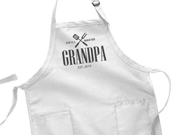 Grandpa Gifts | Personalized Apron for Grandpa the Grill Master | Custom Gifts for Grandpa from G... | Etsy (US)