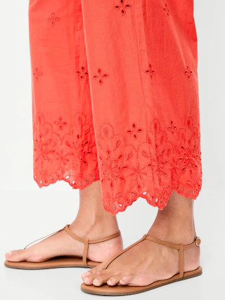 High-Waisted Cut Out Wide-Leg Pant | Old Navy (US)