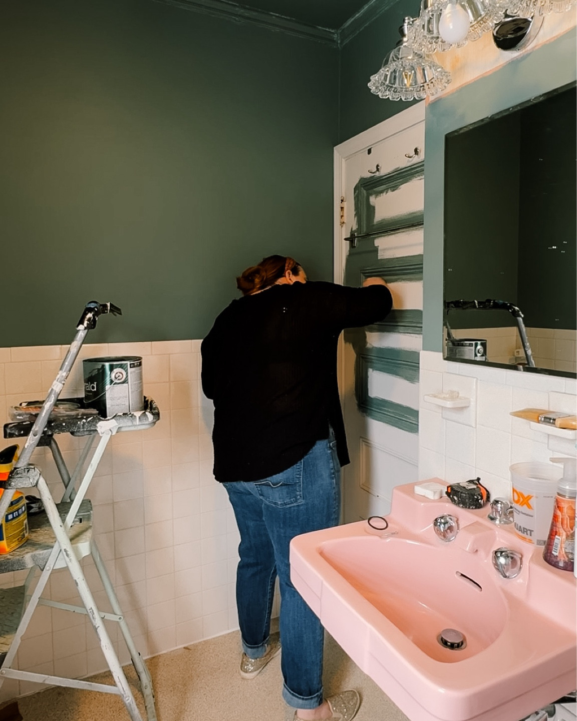 Remodeling a room includes using a lot of supplies. Here’s everything I’ve used on this bathroom project so far 🖤

#LTKhome