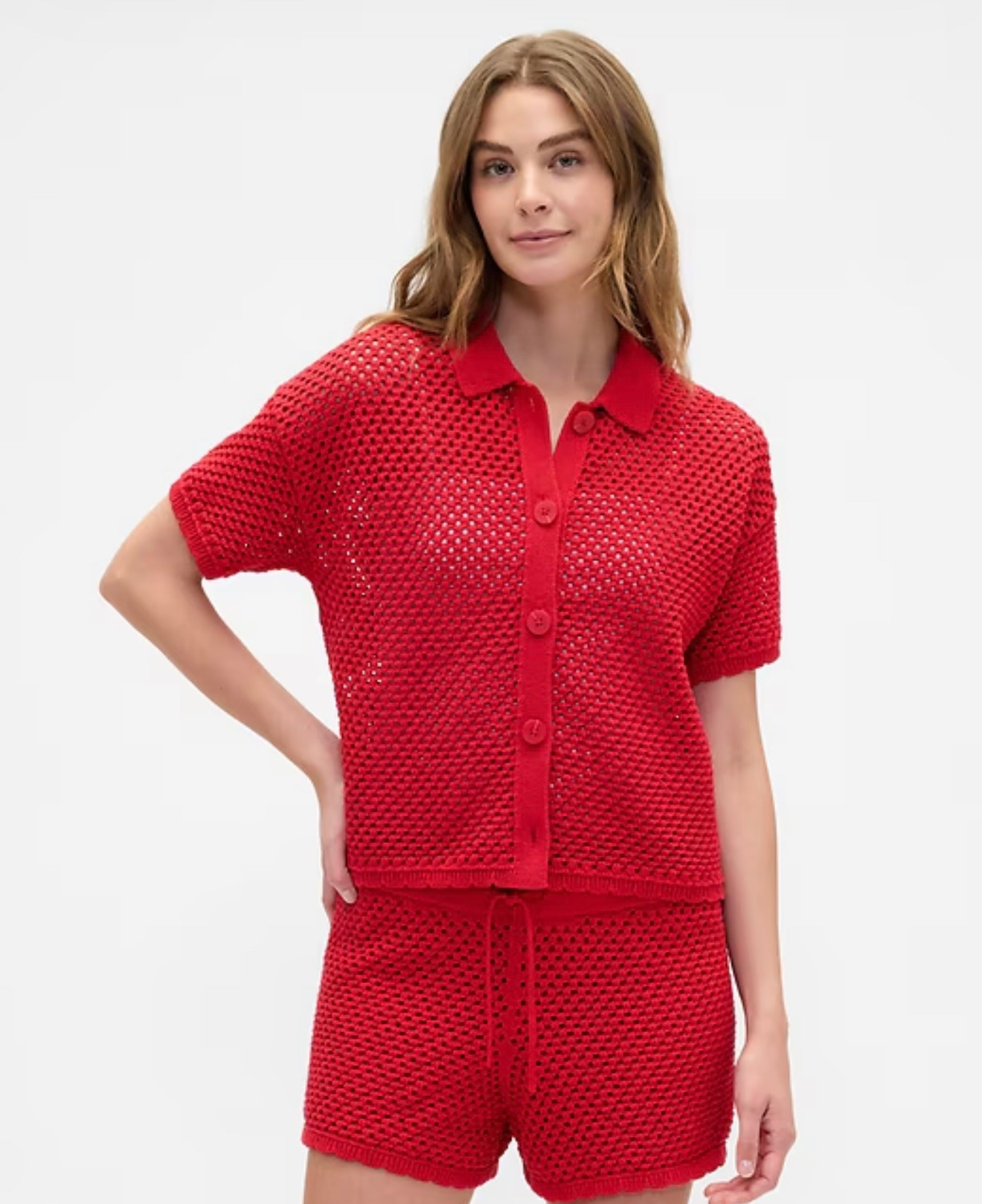 Vacation ready ☀️ This crochet shorts set from Gap is the perfect mix of effortless and chic. Lightweight, breathable, and easy to style whether you’re strolling the city or heading to brunch by the beach. A summer staple you’ll keep reaching for. ✨ #LTKStyle #LTKSummer #LTKTravel

#LTKSpringSale #LTKootd #LTKSaleAlert