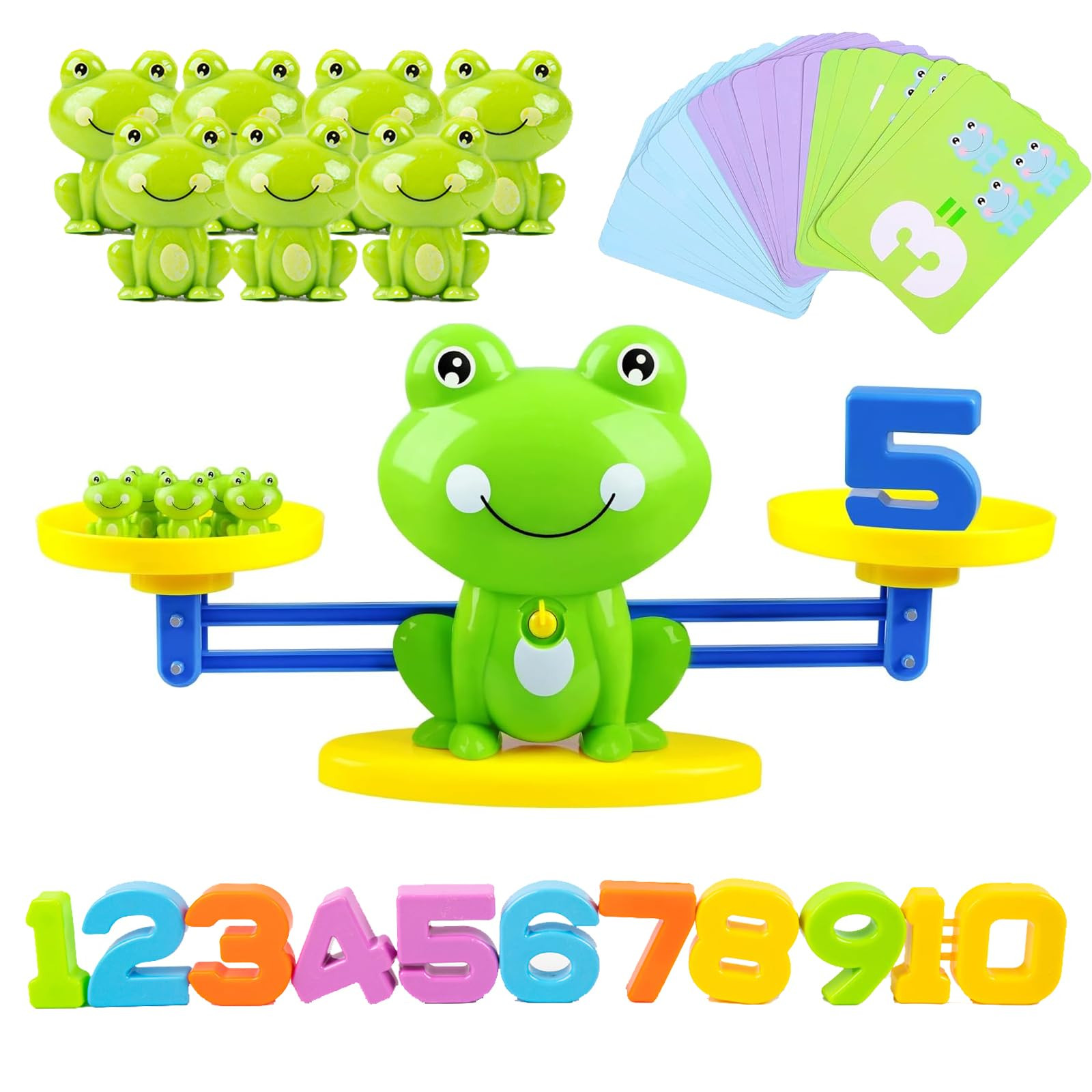 Frog Balance Counting Toys, Cool Math Learning Games for Boys and Girls, Educational Number Presc... | Amazon (US)