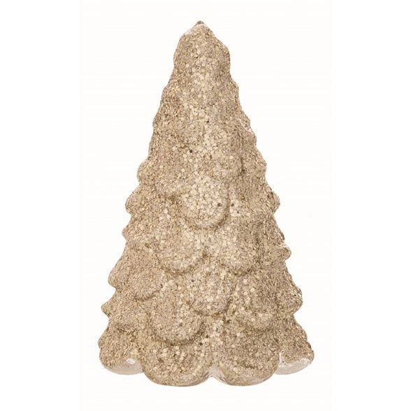 Transpac Glass White Christmas Glitter Trees | Target