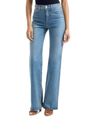 Crosbie High Rise Wide Leg Jeans in Ripple Haze | Bloomingdale's (AU)