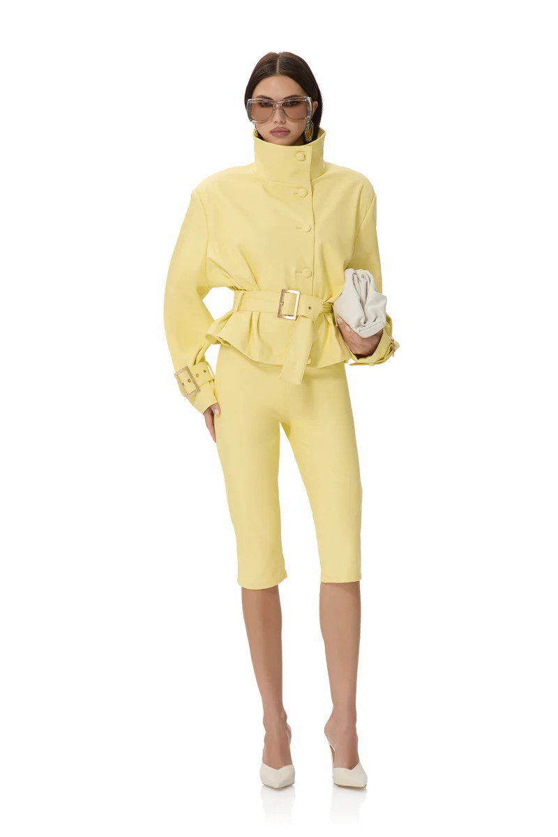 calla-faux-leather-capri-lemon-meringue | ShopAFRM