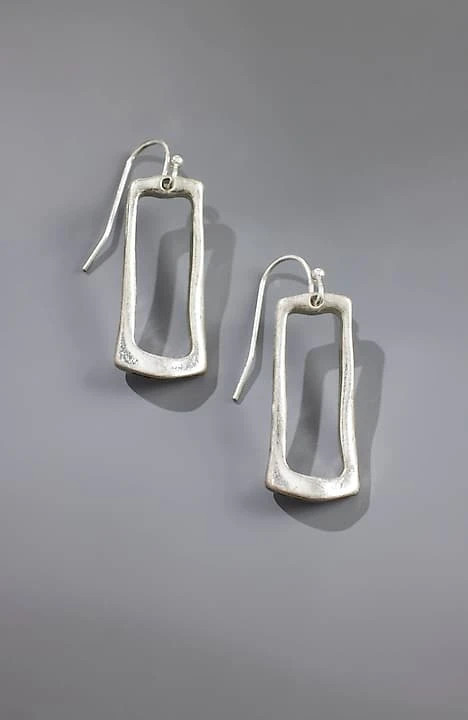 Modern Elements Rectangular Earrings | J. Jill