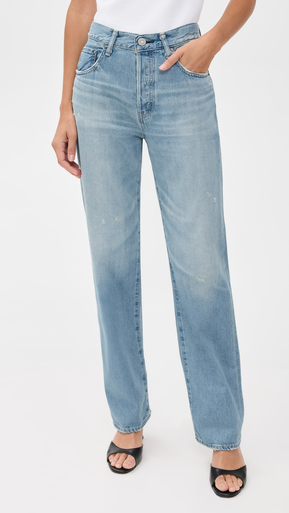 MV Goulds Straight Leg Jeans | Shopbop
