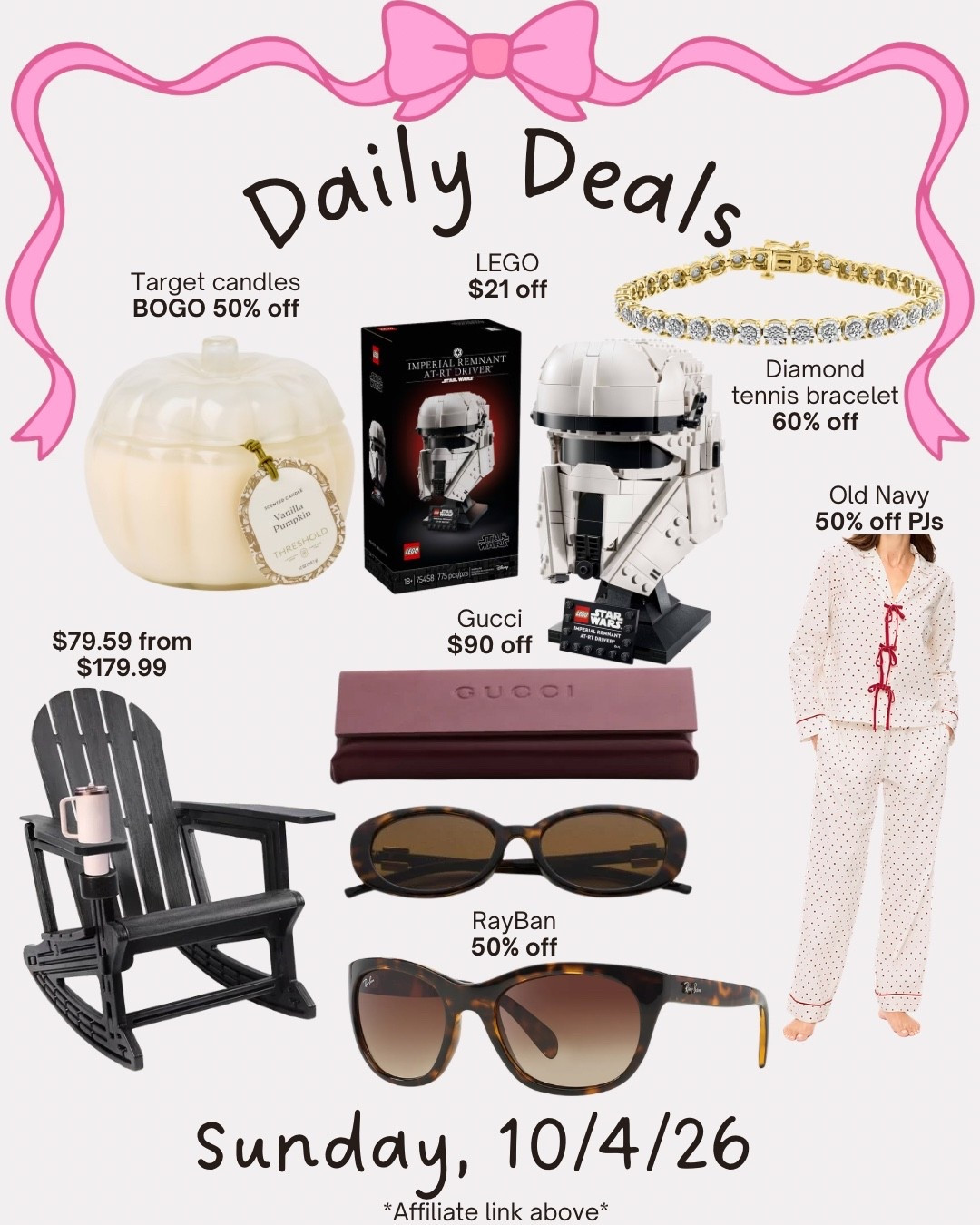 Daily deals

#LTKSaleAlert #LTKHome #LTKootd