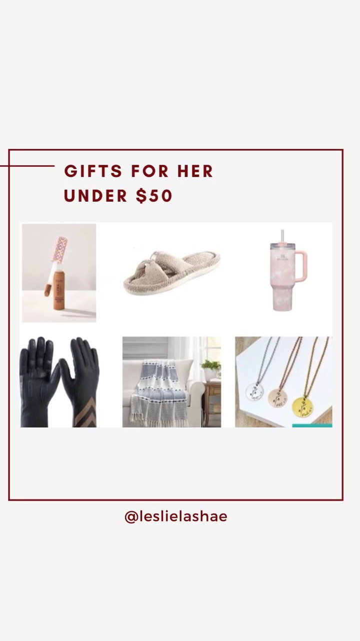 Gifts for her under $50

Christmas gift
Gift guide for her
Holiday gift


#LTKGiftGuide #LTKHoliday #LTKCyberWeek