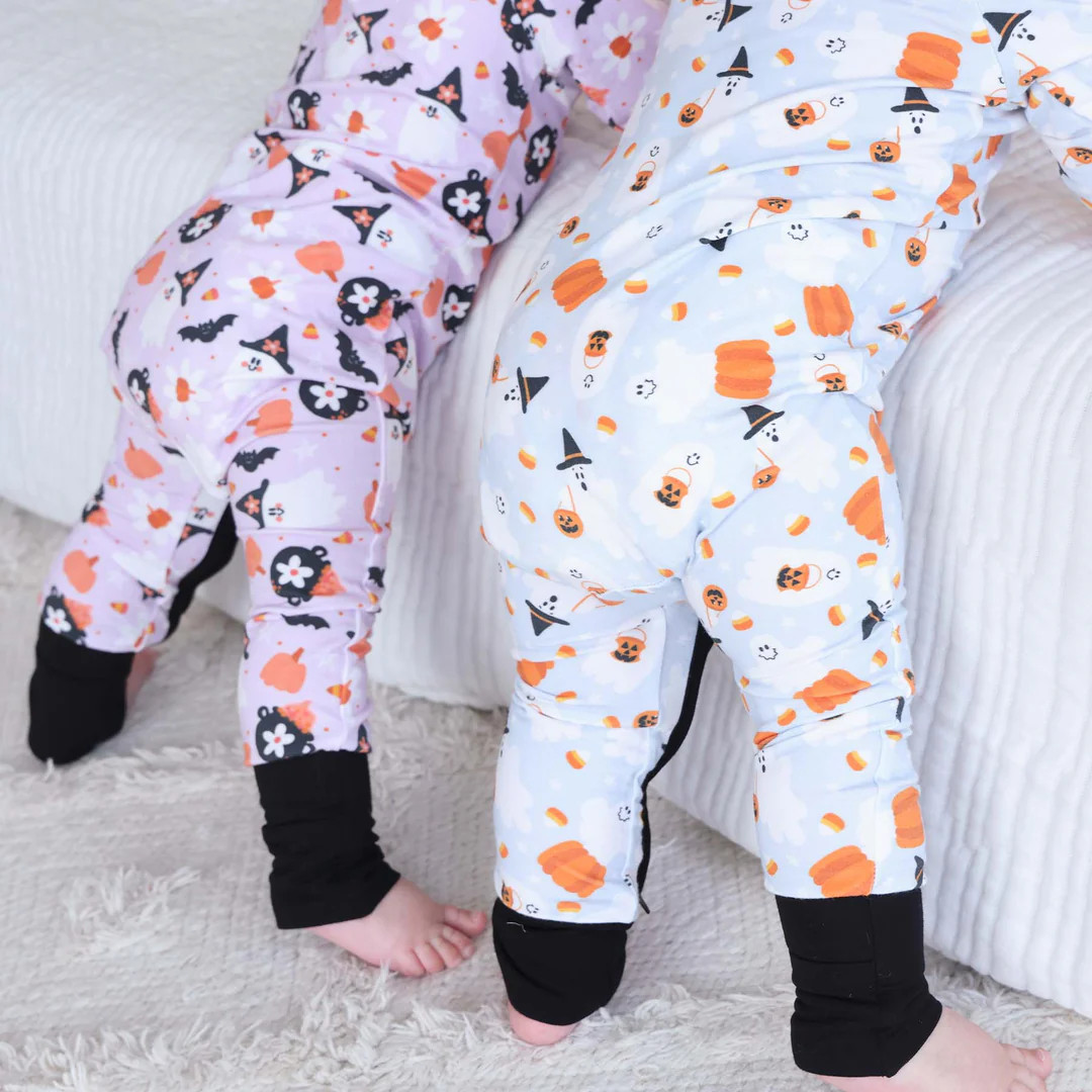 Boo Buddies Convertible Zip Romper | Caden Lane