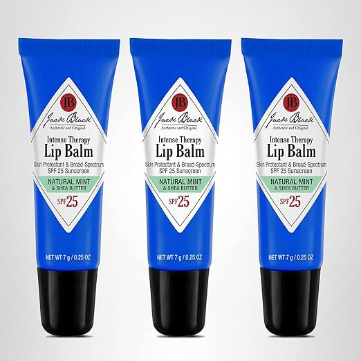 Jack Black Intense Therapy Lip Balm, 0.25-Oz. – SPF 25 Sun Protection, Lip Moisturizer, Hydrati... | Amazon (US)