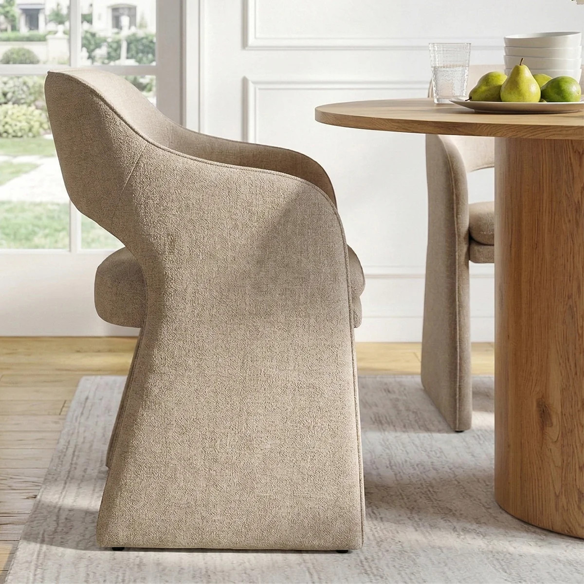 If you love calm, neutral homes… this dining set is EVERYTHING 🤍 #wayfairhome #neutralaesthetic #minimalstyle #diningroomdecor #ltkhome 

 #LTKSeasonal #LTKHome #LTKSaleAlert