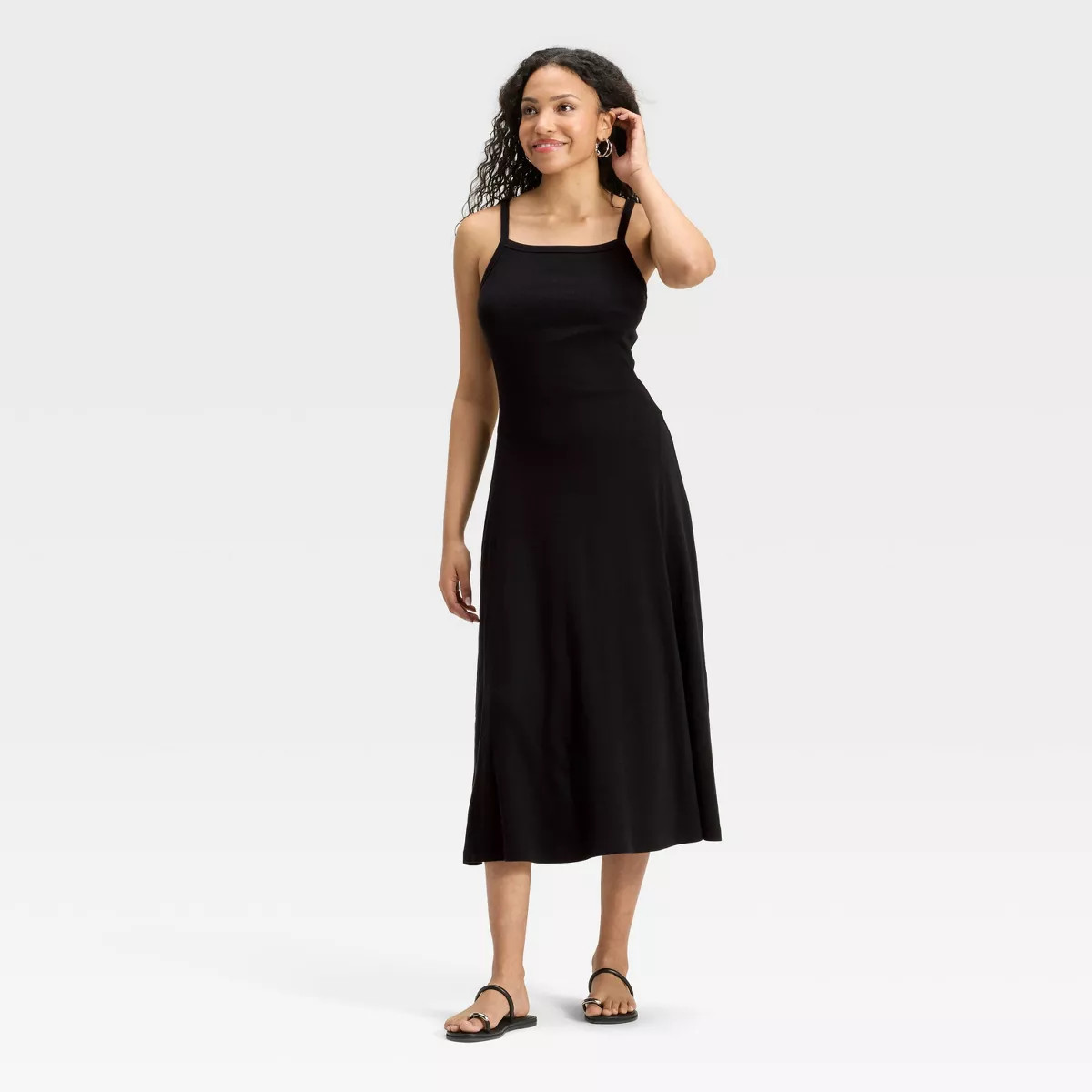 Women's Ribbed Maxi A-Line Dress - Universal Thread™ | Target