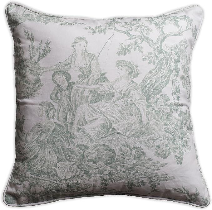 Maison d' Hermine The Miller 100% Cotton Toile Decorative Pillow Cover for Couch | Sofa | Cushion... | Amazon (US)