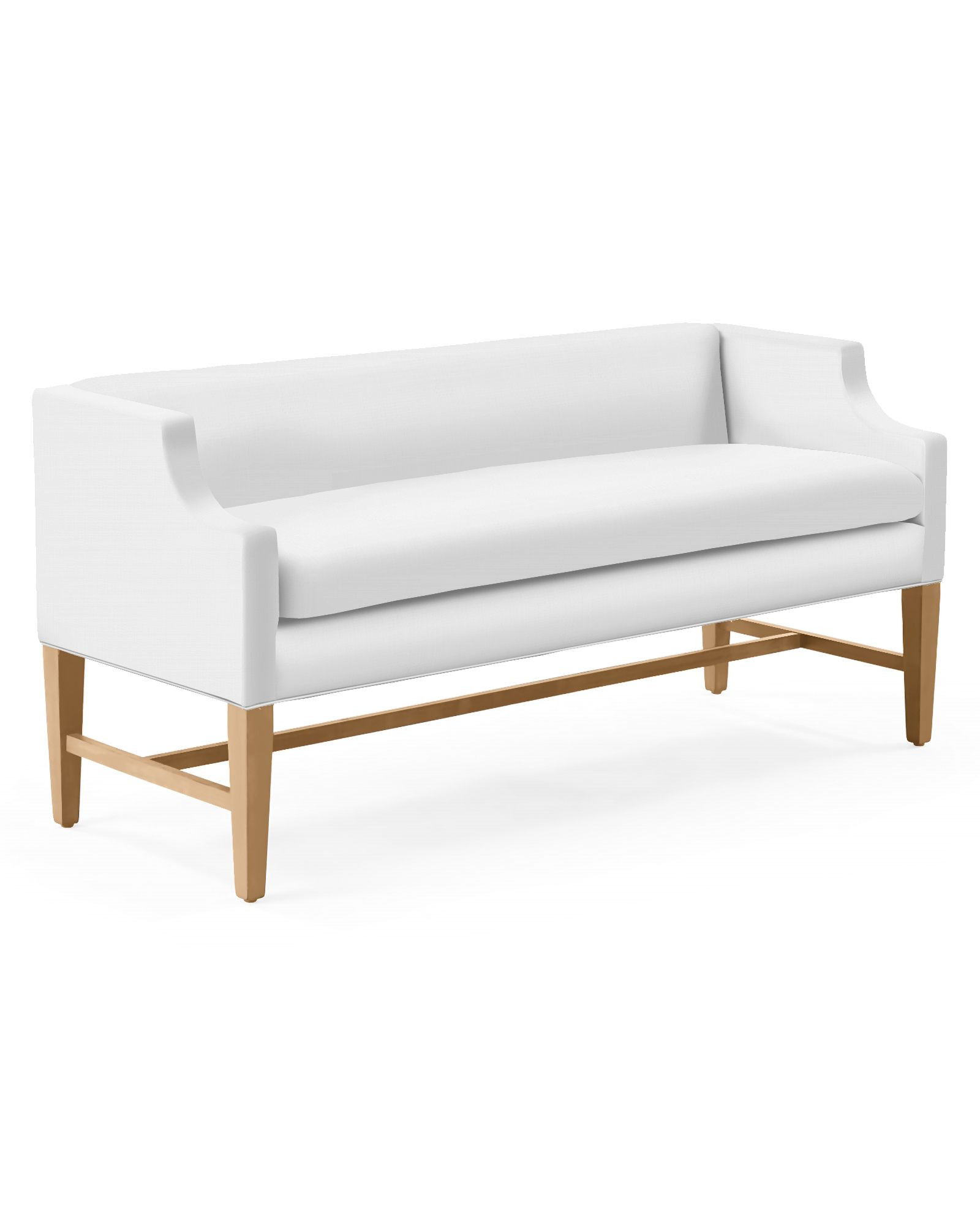 Grady Notch Arm Bench | Serena and Lily