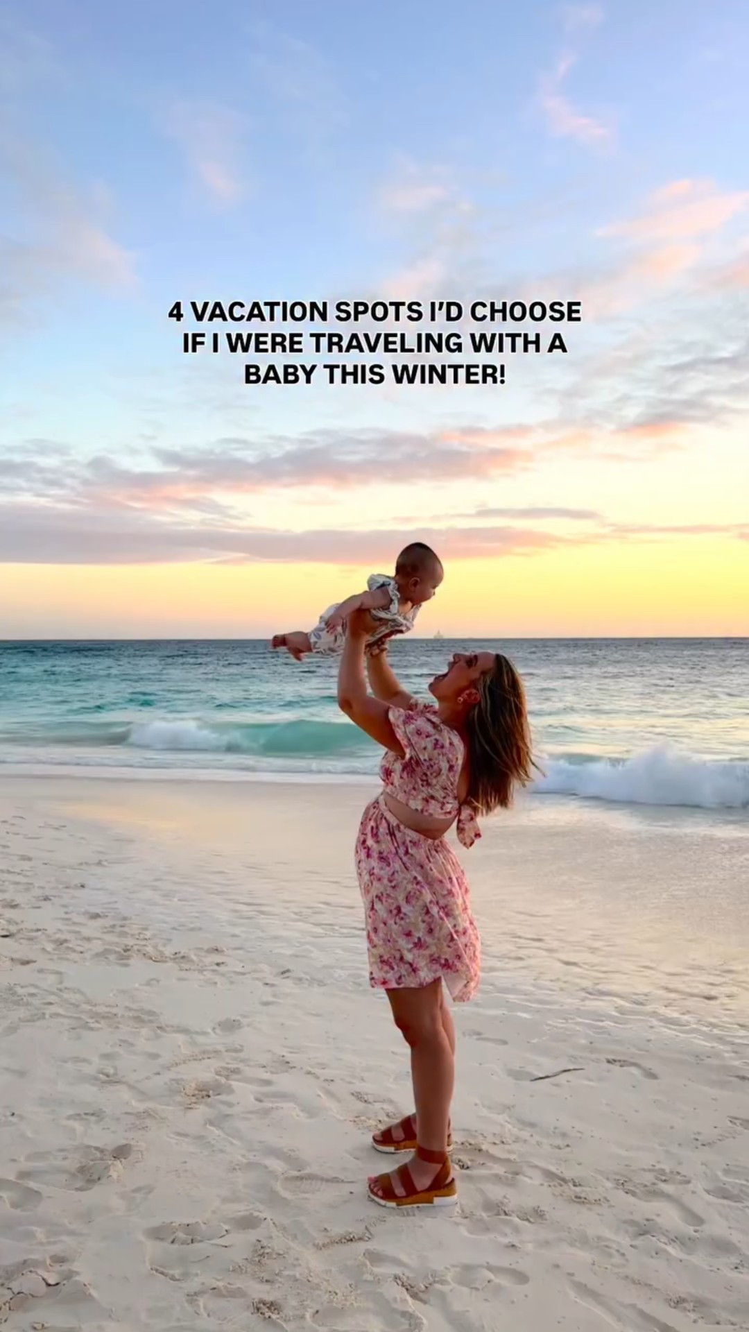 If I were booking a vacation with my baby this winter, I’d choose one of these destinations 🌴

Before I choose a destination to fly with my precious new carry on I want to make sure … 

- Its safe 
- Has direct flights
- Perfect weather
- Easy to get around with a stroller
- And access to good medical care

Here are the 4 destinations l’d personally travel to this winter if I wanted to have the best vacay with my baby ...

- Aruba
- Hawaii (Maui or Oahu)
- Costa Rica (Guanacaste coast)
- Turks & Caicos

Calm water, perfect weather, easy flights, stroller-friendly aka everything you need for an stress-free, baby-friendly winter getaway!

If you dream about traveling with your baby but feel overwhelmed by what to pack, how to handle travel days, where to go, or how to actually enjoy it... we got you every step of the way!

We put together the Ultimate Baby Beach Vacation Guide + Packing List to make your next trip feel easy, organized, and actually fun.

Comment FLY and I’ll send it right to you, it’s less than your airport coffee and will save you so much stress on vacay!

#babytravel #travelfamily #travelwithkids #travelwithbaby #travelwithtoddlers #familytravel #toddlertravel #familytraveltips #familytravels #familytravelhacks #babytraveler #babytravels #babytraveltips #familyvacay #familyvacation #firsttimemom #newparents #newkom #travelingparents #parentswhotravel #traveltips #toddlertraveltips #travelwithus
