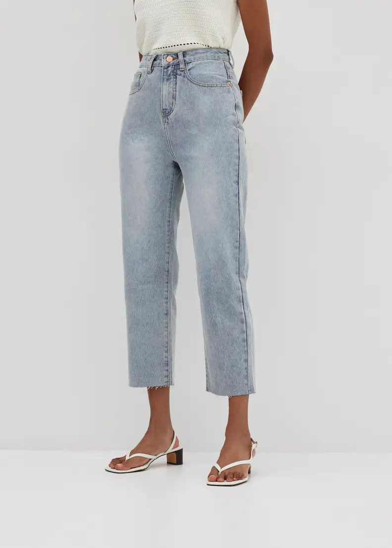 Laia Denim Straight Leg Jeans | Love, Bonito USA
