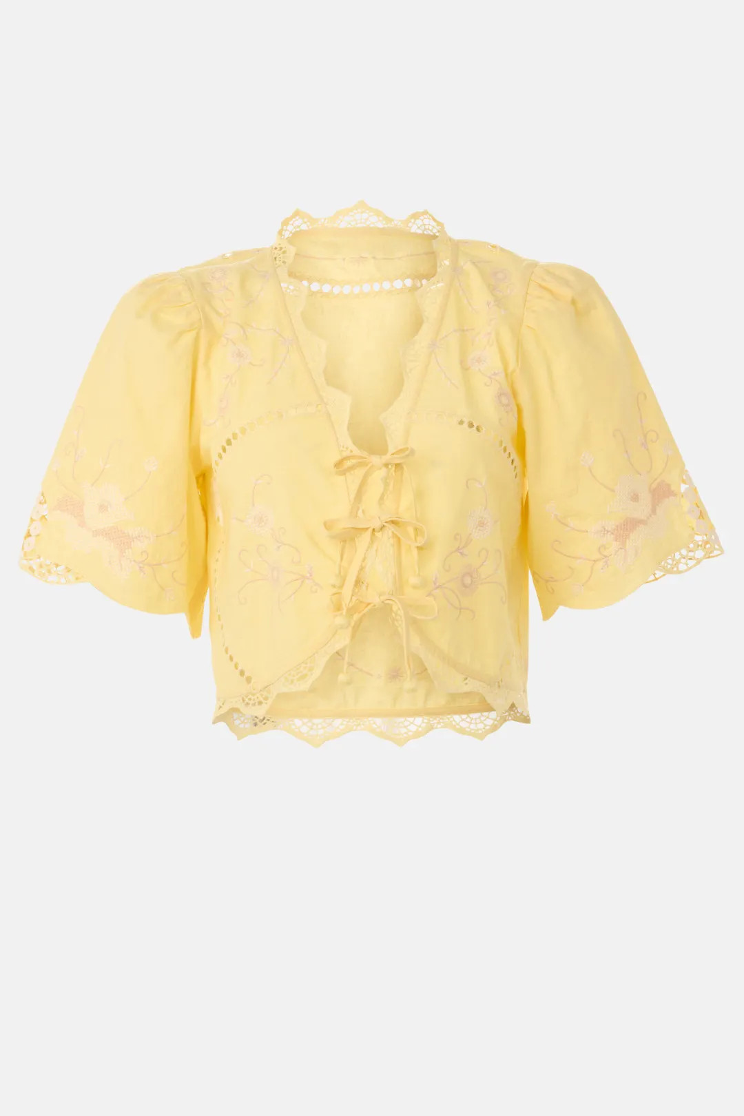 Vesna Embroidery Top | Rent the Runway