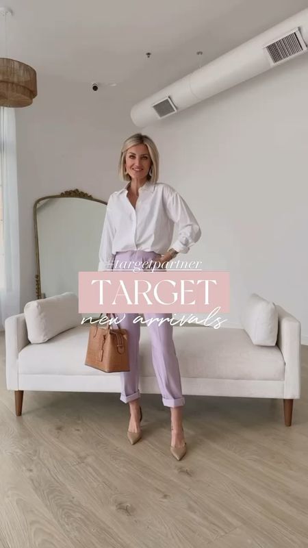 New arrivals from Target that are perfect for spring! I am wearing an XS/0 in everything! Options for work or play 👏 

Loverly Grey, spring outfits 

#LTKstyletip #LTKSeasonal #LTKworkwear