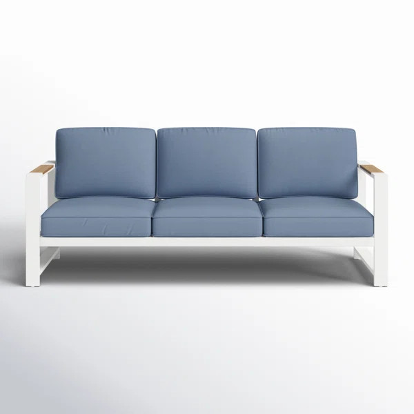 Jayton 81'' Powder Coated Aluminum Outdoor Sofa | Birch Lane