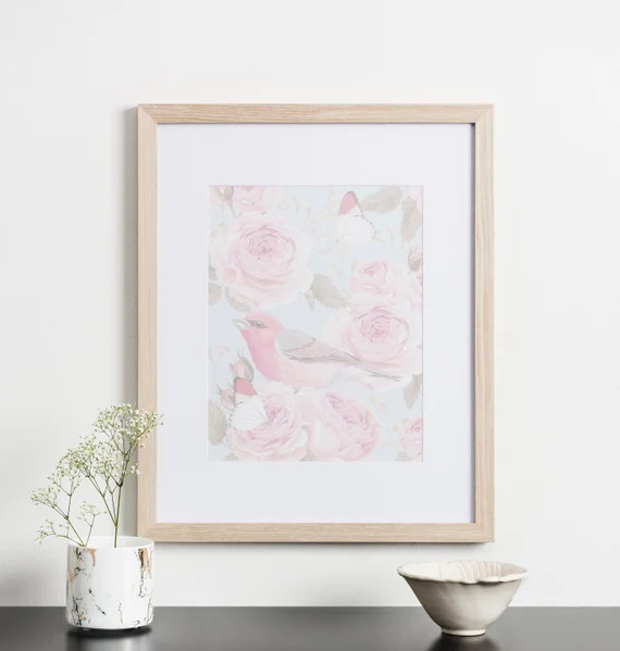 Poster Frames, Custom Natural Oak Picture Frame | Etsy (US)