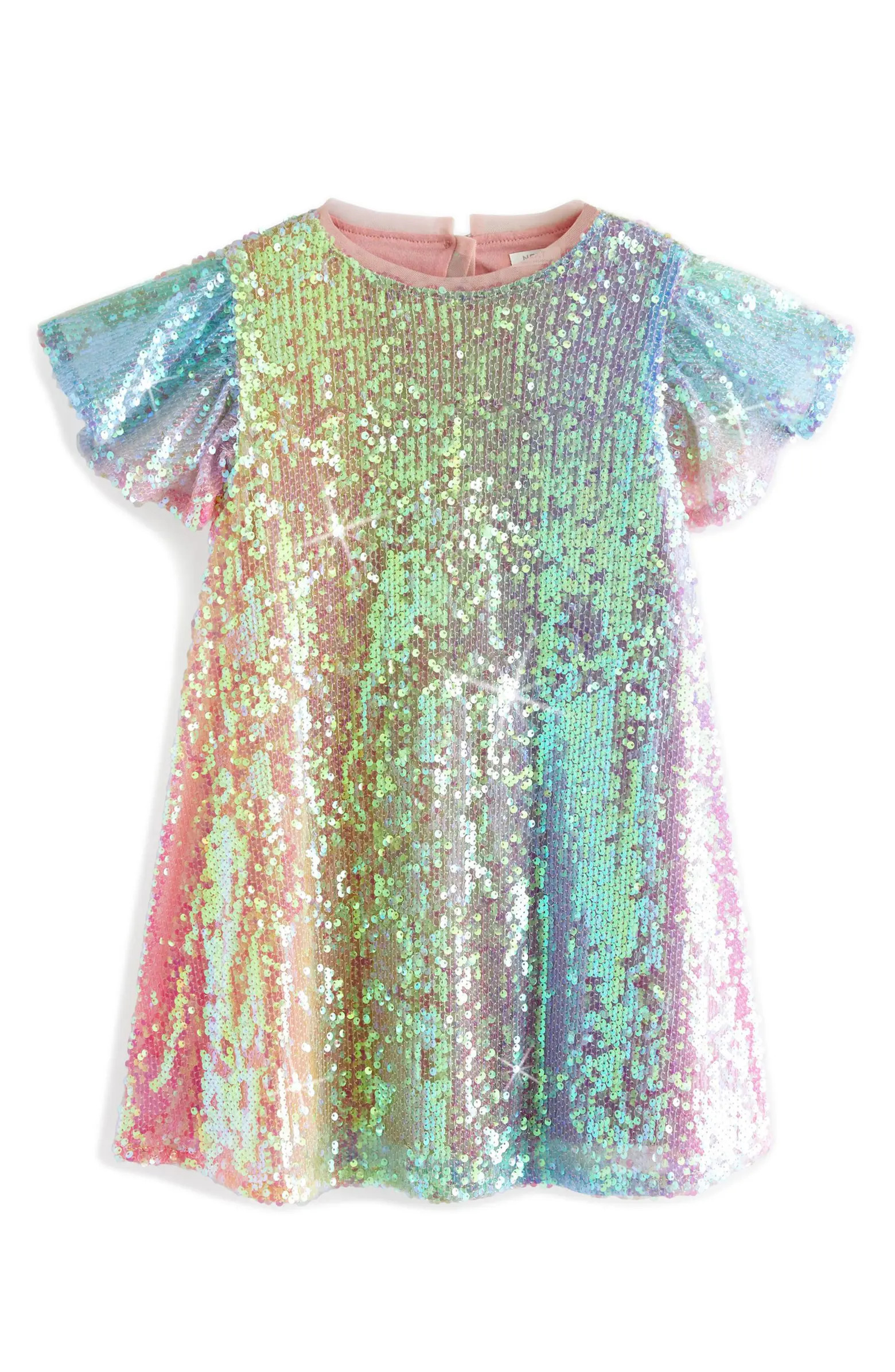 Kids' Rainbow Sequin Party Dress | Nordstrom