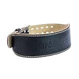 Harbinger Padded Leather Contoured Weightlifting Belt with Suede Lining and Steel Roller Buckle | Amazon (US)