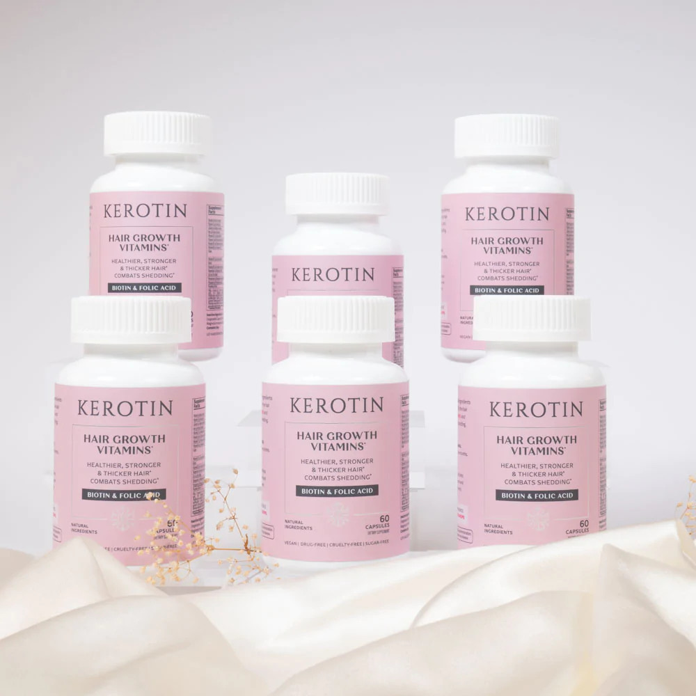 Hair Growth Vitamins - 6 Month | Kerotin