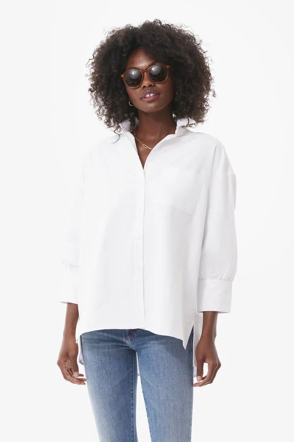 White Oxford Adair Boyfriend Shirt | Tuckernuck (US)