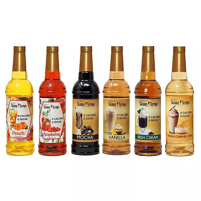 Jordan's Skinny Syrups™ 6-Pack Select Gourmet Syrup Sampler | Bed Bath & Beyond