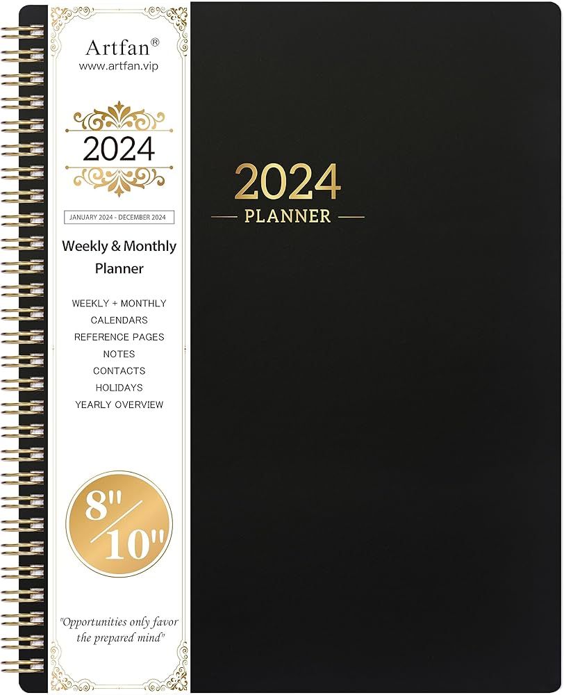 Planner 2024 - Planner/Calendar 2024, Jan.2024 - Dec.2024, 2024 Planner Weekly and Monthly with T... | Amazon (US)
